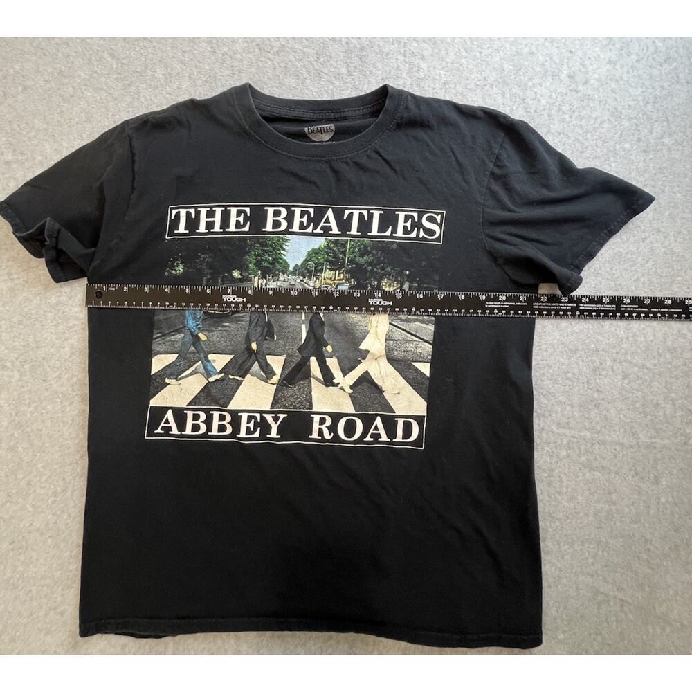 The Beatles Abbey Road Black Graphic T-Shirt Size L Rock & Pop Music - Picture 5 of 9